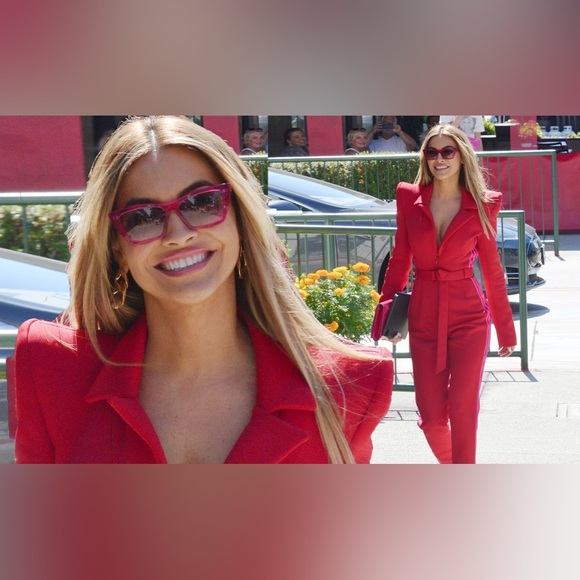 SAINT LAURENT PARIS 53MM Cat-Eye Sunglasses Pink - Picture 6 of 10